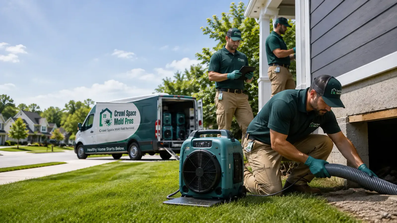 Crawl Space Mold Removal in Strongsville, OH